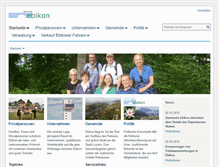 Tablet Screenshot of ebikon.ch